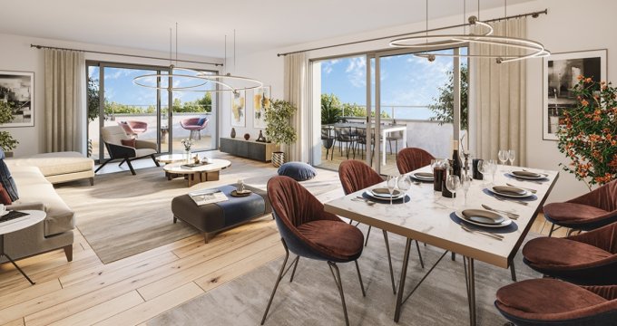 Achat / Vente programme immobilier neuf Nantes quartier prisé avec vue sur l’île de Versailles (44000) - Réf. 9557