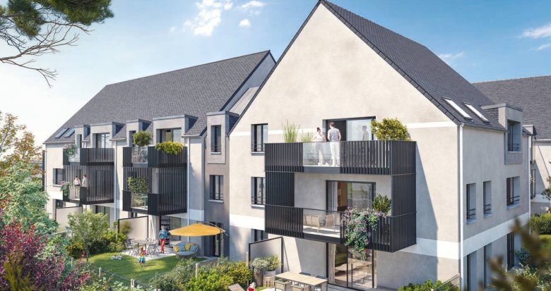 Achat / Vente programme immobilier neuf La Baule-Escoublac à 7 min à vélo de la plage de La Baule (44500) - Réf. 9576