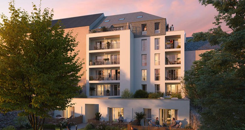 Achat / Vente programme immobilier neuf Nantes quartier Hauts Pavés au pied du tramway (44000) - Réf. 11854