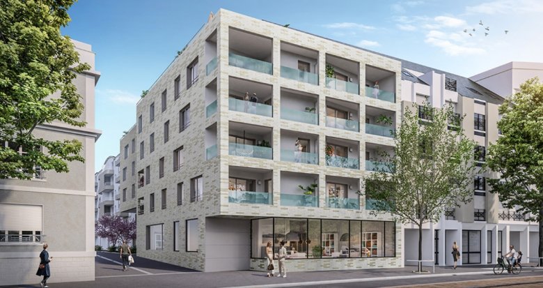 Achat / Vente programme immobilier neuf Nantes quartier prisé avec vue sur l’île de Versailles (44000) - Réf. 9557