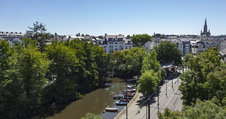 Achat / Vente programme immobilier neuf Nantes quartier prisé avec vue sur l’île de Versailles (44000) - Réf. 9557