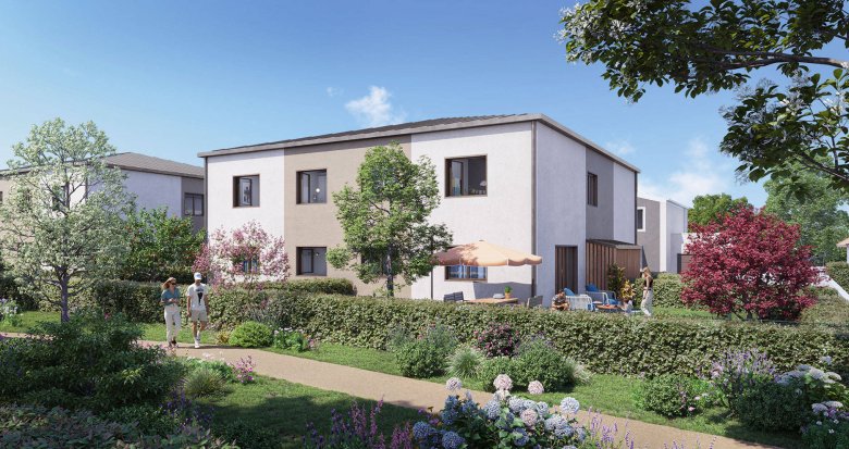 Achat / Vente programme immobilier neuf Sautron cœur de ville face au Parc de la Linière (44880) - Réf. 11501