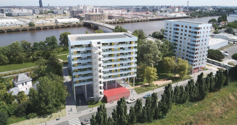 Achat / Vente programme immobilier neuf Rezé face à la Loire au pied de l'Ile de Nantes (44400) - Réf. 11149